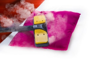 Pillow steam cleaning