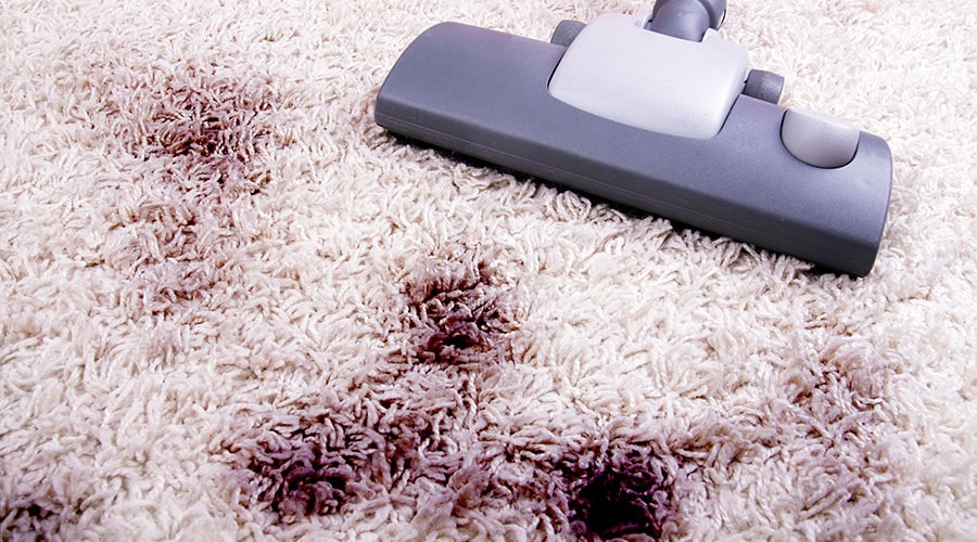 Vacuuming dust